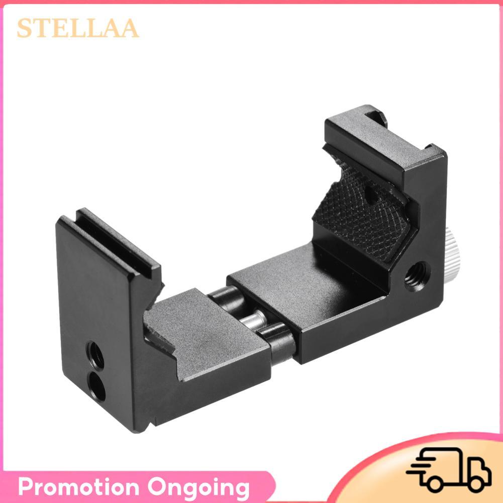 Stellaa Stellaa Giá đỡ ba chân điện thoại Kẹp giá đỡ đa năng có lỗ vít 1/4 inch để chụp ảnh tự sướng Vlogging