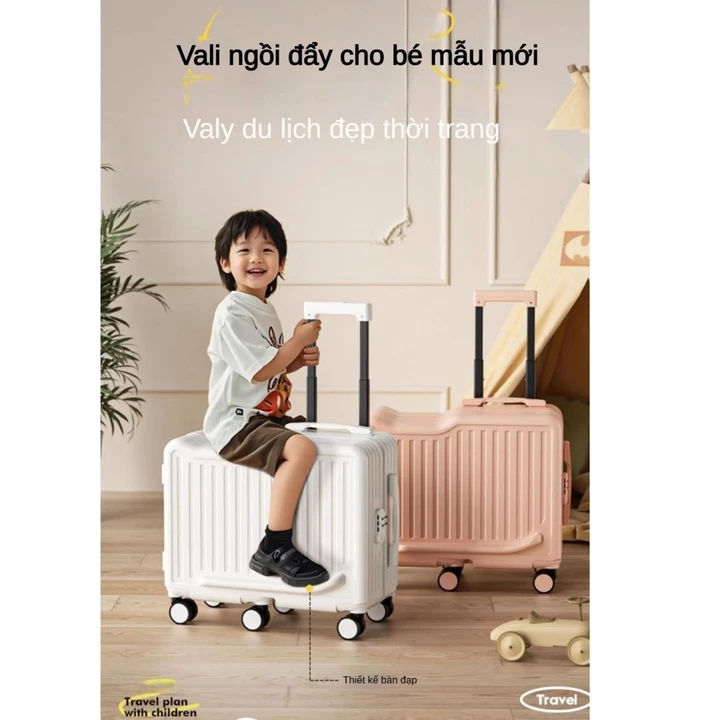 2026Trẻ Em Mới Có Thể Đi Xe Vali Kéo Bền Bỉ Nhỏ Có Mật Khẩu Vali Du Lịch Vali Xách Tay Đi Công Tác Vali du lịch công tác – 2