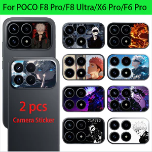 Jujutsu Kaisen Gojo Satoru Micro Matte Giấy Mềm Miếng Dán Camera Cho POCO F8 Pro F6 Pro X6 Pro Redmi K90 K70 Pro / Nhãn Dán Trang Trí / Bảo Vệ Camera Chống Trầy Xước
