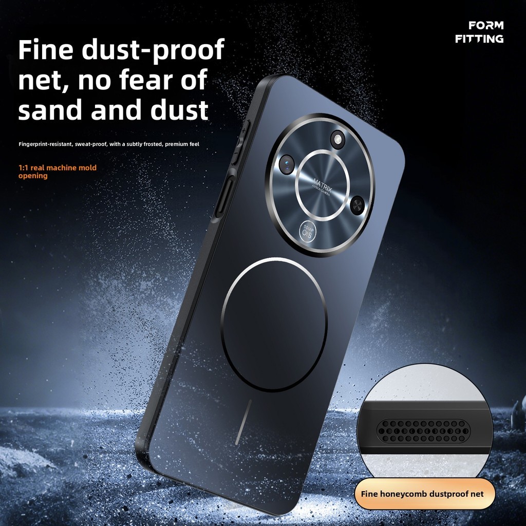 Ốp Mim Cho Honor X9d 5G HonorX9D Vỏ Băng Từ Tính Độ Nét Cao Phim Ống Kính Chống Sốc Vỏ Điện Thoại Cứng