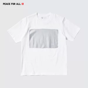Áo thun unisex phong cách Hàn Quốc, cổ tròn với họa tiết ngực độc đáo