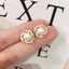 Bông tai ngọc trai tự nhiên thiết kế tổ chim vàng 18K, bạc 925, dành cho nữ