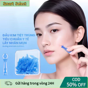 【COD】Kim chích mụn dùng 1 lần 50 cái tiêu chuẩn y tế, chuyên nghiệp cho spa, ít đau, dễ dùng, an toàn cho da mặt.