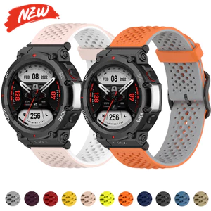 Dây đeo silicon cho phụ kiện dây đeo đồng hồ Huami Amazfit T-REX 3 / T-REX 2 / T-Rex / T-REX Ultra