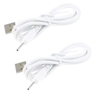 CP19 - Dây sạc USB LACO cho máy rửa mặt chân kim, dài 0.5 mét, màu trắng máy rửa mặt cáp