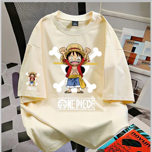 （24H SHIP）Áo thun nam và nữ-In hình hoạt hình-100% cotton-Phong cách và đa năng-Thoải mái và mềm mại-Dáng rộng-C1133