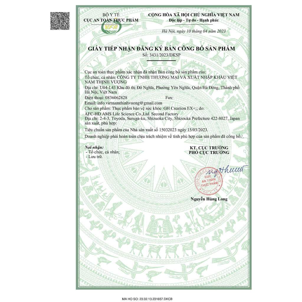 Viên uống hỗ trợ tăng chiều cao GH-Creation 270 viên Nhật Bản