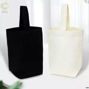 Túi Tote ROLY, Túi xách vải canvas màu đen màu be, Túi đựng đồ cầm tay đi lại hàng ngày thông thường