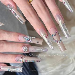 [hatheaven] 100 Chiếc Lấp Lánh Lấp Lánh Màu Trắng Đầy Màu Sắc Mini Móng Tay Pha Lê Kim Cương Tròn Đáy Phẳng Móng Tay Nghệ Thuật Đá Quý Móng Tay Trang Trí Kim Cương Giả Quyến Rũ Đẹp