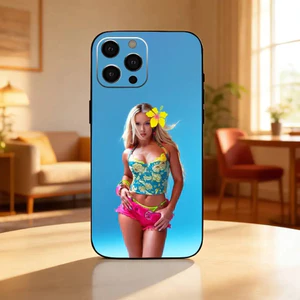 Ốp điện thoại chống nắng TP-2 Singer Zara L-Larsson M-Midnight cho iPhone17,16,15,14,13,12 Plus, Max Soft Silicone Black Cover