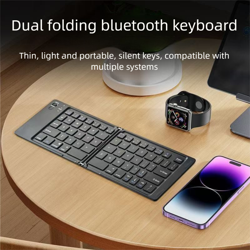 Bộ bàn phím có thể gập lại không dây Bluetooth Tuổi thọ pin dài
