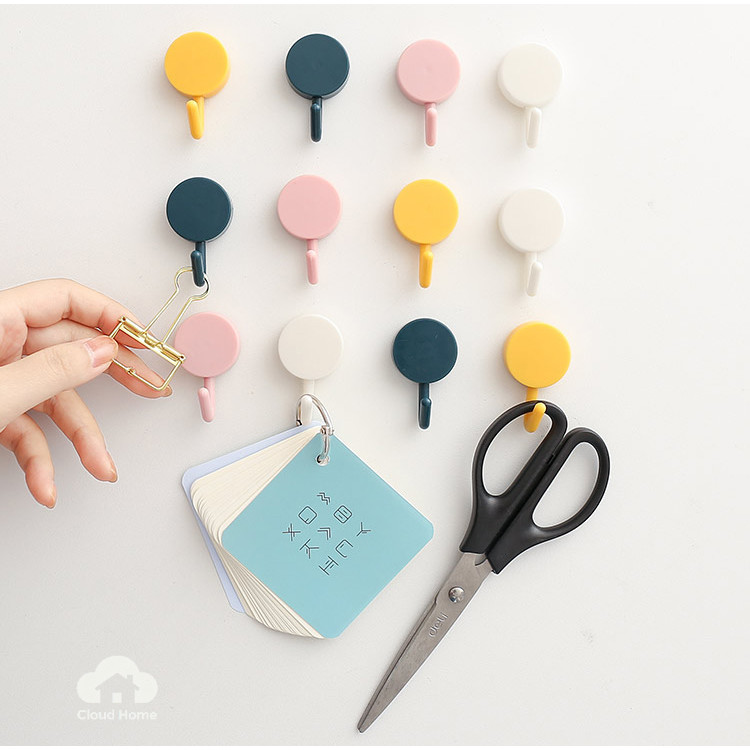 Móc treo hoạt hình sáng tạo, liền mạch, đơn giản, trang trí cửa hiên, phòng khách, phòng trẻ em dễ thương.