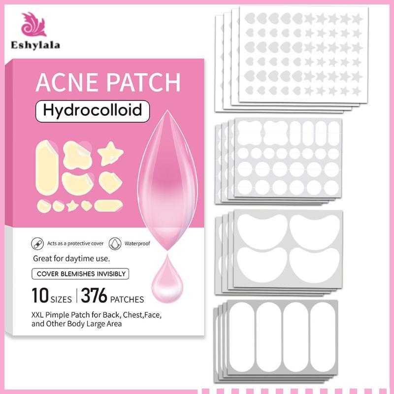 Eshylala Hydrocolloid Miếng Dán Mụn Lớn Nhiều Hình Dạng Vô Hình Bao Da Mụn Cho Cơ Thể Mặt [MỚI]