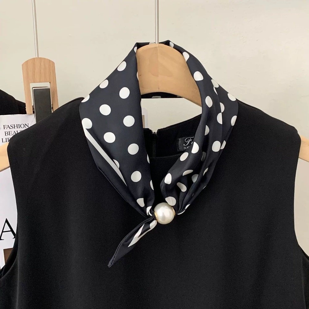 Khăn lười SENRTY, Khăn trang trí bằng vải Polyester sang trọng, Khăn quàng cổ khóa đuôi tiện lợi nhẹ nghệ thuật Sự kiện chính thức