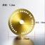 10cm Đẹp Đường May 75x10mm Gạch Ngói Gốm Sàn Sạch Đường May Chuyên Dụng Mini Góc Mài Siêu Mỏng Emery Lưỡi Cưa R35H