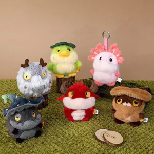 Giao hàng trong ngày [Chính hãng] Dòng Forest Tiền sử Tyrannosaurus Sang trọng Charm Sáng tạo Xanh Platypus Móc khóa Túi quyến rũ Phim hoạt hình Búp bê khủng long nhỏ dễ thương Quà tặng