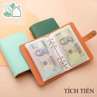 Có Thể Tái Sử Dụng 100 Phong Bì Tiết Kiệm Chất Kết Dính Da PU Thử Thách Tiền Người Lập Kế Hoạch Sách Mục Tiêu Ngân Sách