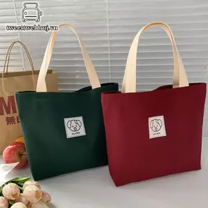 Túi vải Tweeduj Nữ S Dung tích lớn Túi xách đeo vai đơn giản VN