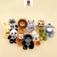 Rytanda Mô Phỏng Dễ Thương Sư Tử Tê Giác Otter Khỉ Ong Husky Cá Sấu Lừa Mặt Dây Chuyền Đồ Chơi Sang Trọng Cho Bé Trai Bé Gái Sang Trọng Búp Bê Móc Khóa Động Vật Gối Bé Quà Tặng Sinh Nhật Móc Khóa Móc Khóa