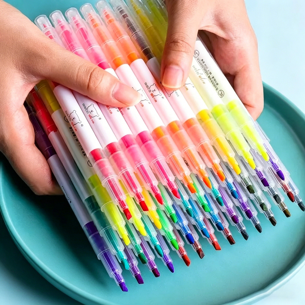 Bút Highlight Bút Dạ Quang Học Sinh Giá Rẻ - Bút Đánh Dấu Bộ Nhiều Màu Đẹp Cho Bullet Journal