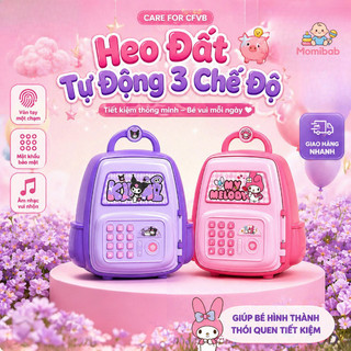 Heo đất tự động cuốn tiền – Cảm ứng vân tay, thẻ từ, mật mã,  dung lượng lớn, két sắt mini, dành cho trẻ em