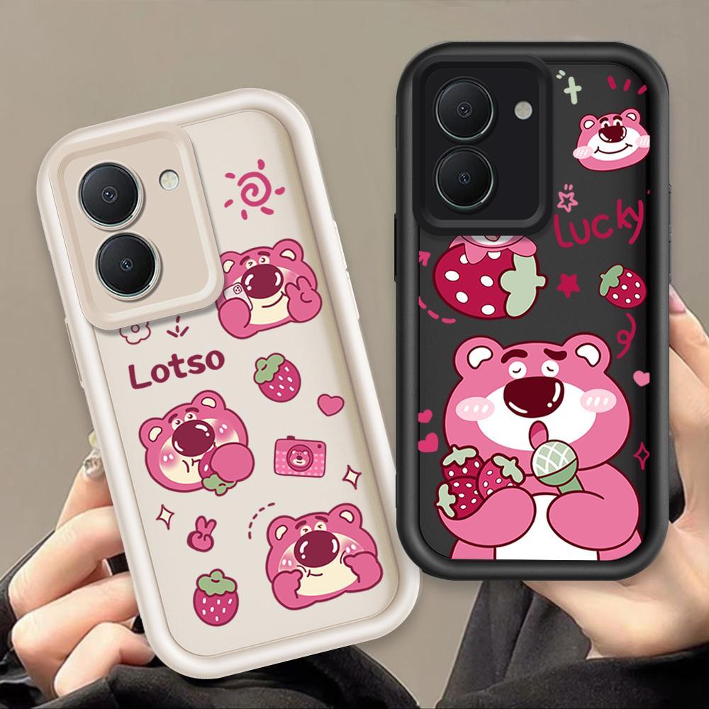 Vỏ Cho VIVO Y03 Y03T Y18 Y18S 4G Y28S Vỏ Điện Thoại Mềm Silicon Hoạt Hình Câu Chuyện Đồ Chơi TPU Lotso Angel Eye Ốp Lưng Chống Sốc