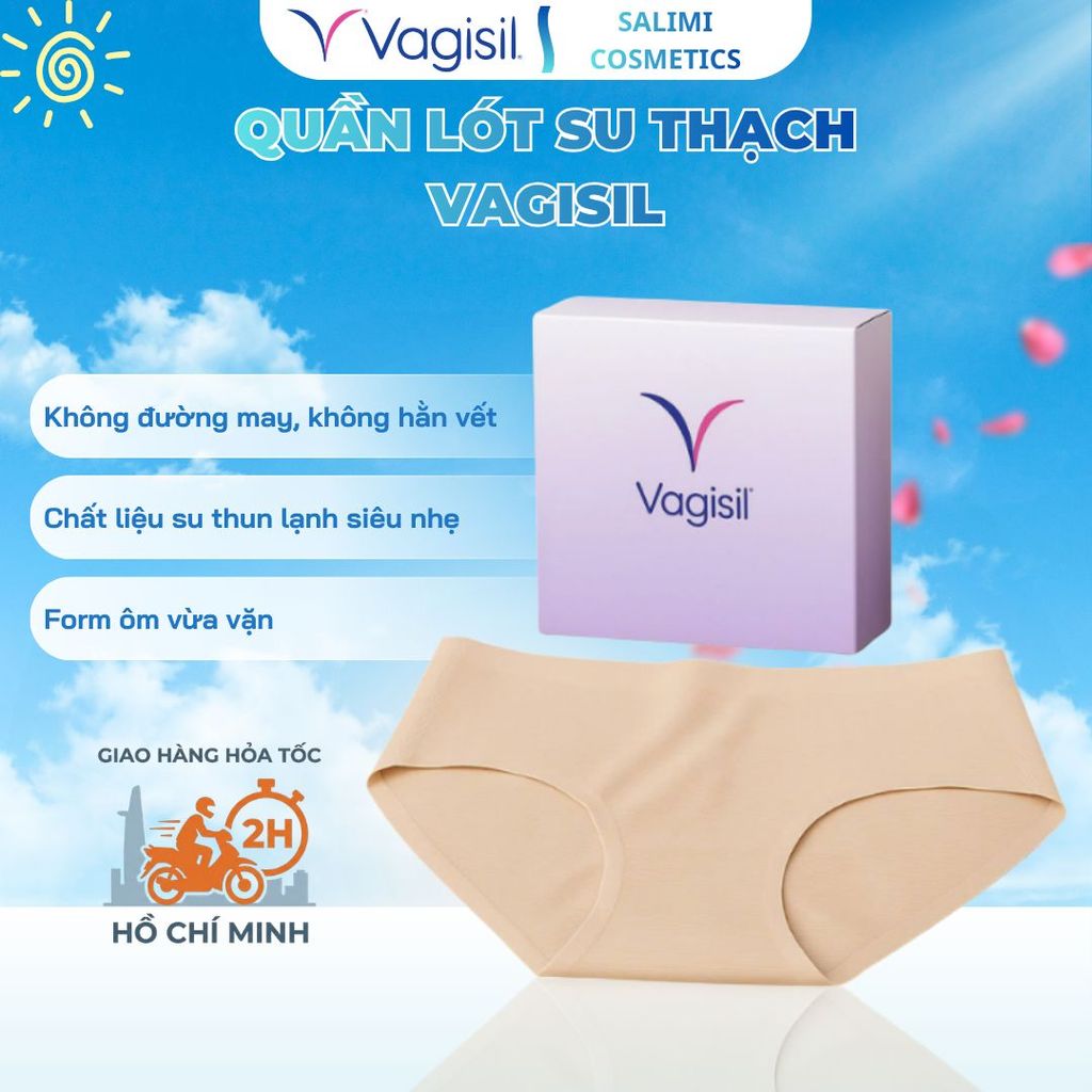 (Màu ngẫu nhiên) Quần lót đúc su Vagisil không đường may – Nhẹ tênh, êm ái, tôn dáng tự nhiên