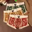 Quần lót nam Retro Quần lót Boxer in hình hợp thời trang thoáng khí