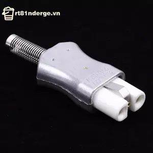 Ge Mới 6mm IEC C8 Gốm Dây Công Nghiệp Soet Cắm Nhiệt Độ Cao Nam Nữ Kết Nối Lò Nướng Điện Ổ Cắm Điện 35A n