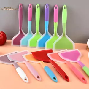 Dụng cụ làm bánh chống dính đa năng TRTR - Thìa trứng silicon, Máy làm bánh Pancake rộng và Dụng cụ lật trứng để nấu ăn và nướng bánh VN