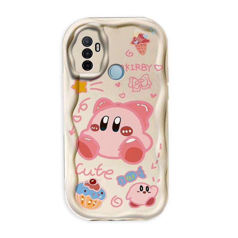 Thích hợp cho điện thoại thông minh OPPO A53 A33 2020 A32 3D TPU mềm Loopy Kirby Vỏ điện thoại chống sốc