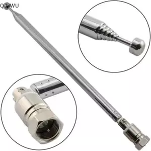 Ăng-ten vô tuyến FM QIUWU 5 chiếc Ăng-ten thanh với bộ chuyển đổi 3,5 mm cho bộ khuếch đại thu âm thanh nổi AV Tín hiệu mạnh cho hệ thống rạp hát tại nhà.