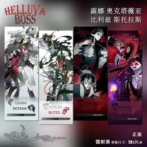✨Sản phẩm mới✨Evil Boss Billyz Storas Hoạt Hình Hai Chiều Ngoại Vi Laser Tinh Tế Vé Đánh Dấu Thẻ Quà Tặng Sinh Nhật✨Sự kiện✨