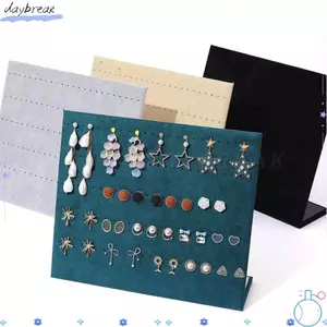 Kệ trưng bày bông tai DAYBREAK, Giá treo bông tai bằng gỗ, 12 / 24 Móc có thể tháo rời Giá đỡ bông tai lớn Đạo cụ trang sức