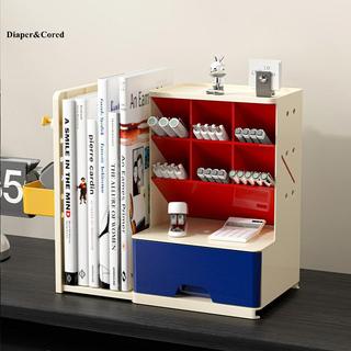 DIAPER & CORED Hộp đựng bút dung lượng lớn Hộp lưu trữ để bàn có thể thu vào Hộp lưu trữ bút có giá trị cao Thùng nhẹ sang trọng Cảm giác cao cấp YTH