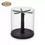 Hộp trưng bày trong suốt 360 độ Bộ sắp xếp xoay để lưu trữ móc khóa và bộ sưu tập máy tính để bàn