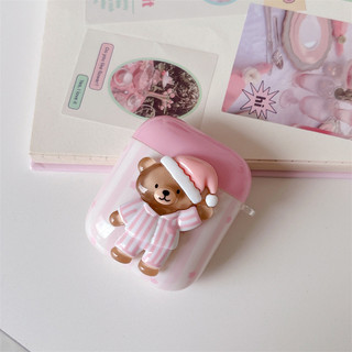 Pyjama Star Bear cho Airpods4 AirPods 1 / 2 3 Pro Pro2 pro3 Bộ tai nghe Bluetooth không dây Vỏ bảo vệ tai nghe AirPods Pro i3 i4 pro3