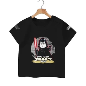 GC1 Chiến Tranh Giữa Các Vì Sao Snoopy NASA Unisex Xu Hướng Thời Trang Mùa Hè Áo Thun Anime Tay Ngắn Top GC1
