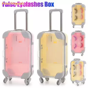 FAVORITEGOODS Lông Mi Giả Hộp Nhiều Màu Sang Trọng chồn Lông Mi Chồn Lông Mi Khay Thời Trang Làm Đẹp Hành Lý