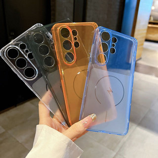 TPU tức thì siêu mỏng thích hợp cho vỏ điện thoại Samsung s26 ultra chống rơi trong suốt màu trơn s24 + / 25fe vỏ bảo vệ