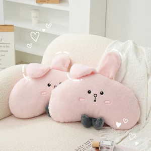 Sang Trọng Dễ Thương Lưỡi Liềm Thỏ Gối Mềm Mại Thoải Mái Phòng Khách Ghế Lưng Đệm Nữ Hoạt Hình Sofa Búp Bê Gối 26.4.28