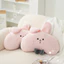 Sang Trọng Dễ Thương Lưỡi Liềm Thỏ Gối Mềm Mại Thoải Mái Phòng Khách Ghế Lưng Đệm Nữ Hoạt Hình Sofa Búp Bê Gối 26.4.28