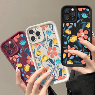 Ốp Cho Iphone 17 16 Pro Max 15 14 13 12 11 Pro Max 16E 17 Air 14 Plus Vỏ Điện Thoại Thời Trang Hoa Nhiều Màu Sắc Chống Sốc Họa Tiết Silicon Mềm Mại Dễ Thương Nhiều Bước TPU Matte