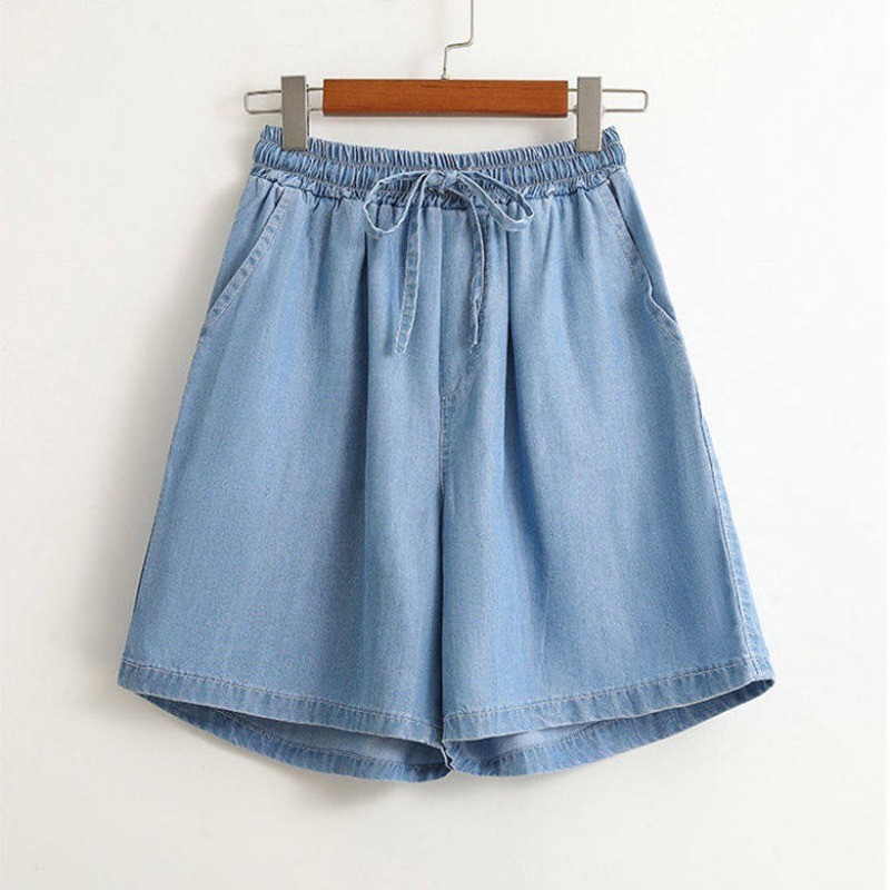 Quần short Denim nữ mùa hè thời trang mới, xu hướng quần năm phần tư giản dị và thoải mái