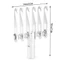 FANIELLAPOWELL Kim Loại Dent Puller, 6 Ngón Tay Móc Có Thể Điều Chỉnh Dent Kéo Móng Vuốt, Sửa chữa vết lõm không sơn chính xác Kim Loại Dent Kéo Móc Sửa chữa vết lõm