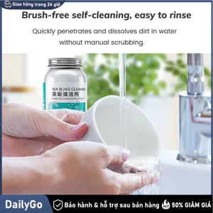 Chất làm sạch vết trà chuyên dụng tẩy cặn trên gốm sứ Tẩy cặn trà, cà phê,Không cần chà xát nhiều