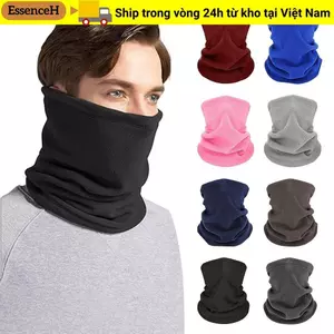 Khăn quàng cổ ESSENCEH, Ấm cổ lót dày sang trọng, Giữ ấm mũ chui đầu chống gió