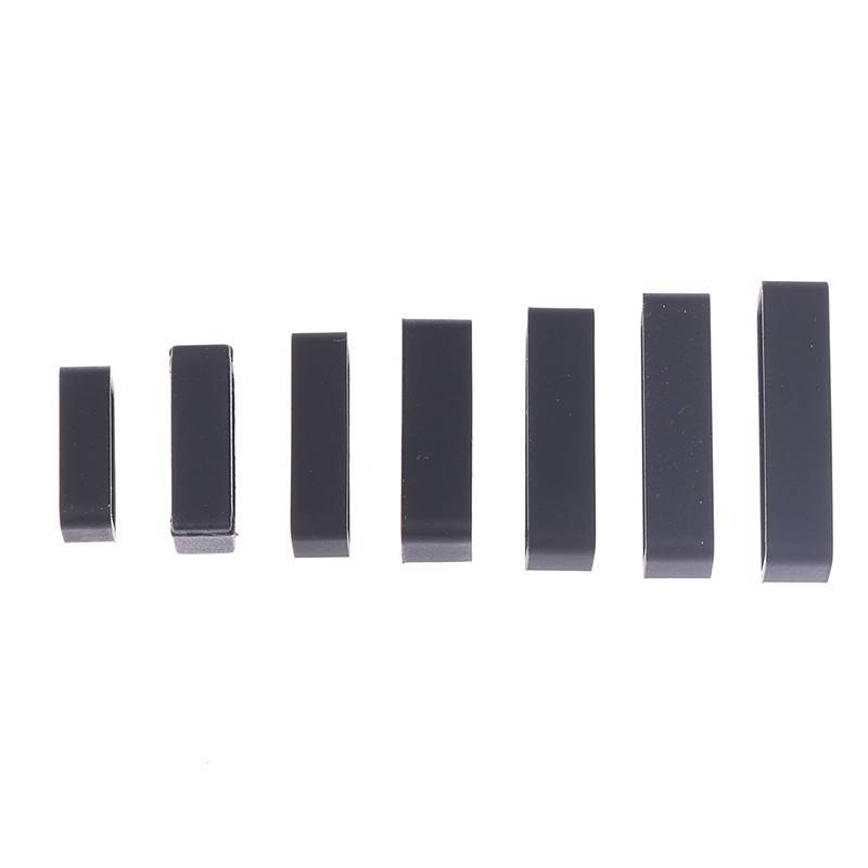PNPIA- Dây đeo đồng hồ silicon màu đen giữ vòng vòng cao su Giá đỡ 14-26mm.