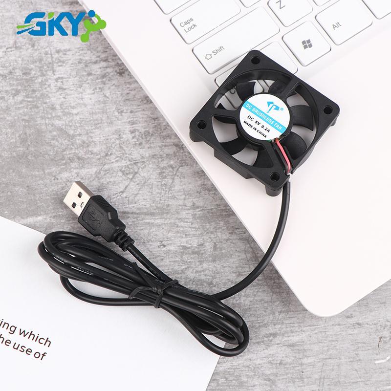 GKY DC5010 Quạt Im Lặng 5V USB Máy Tạo Độ Ẩm Kết Nối Làm Mát Tản Nhiệt Xả CPU Quạt Làm Mát GKY