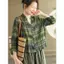 Sản phẩm mới Áo sơ mi ngắn kẻ sọc nữ cổ chữ V dáng rộng phong cách mỏng Áo Cardigan cỡ lớn